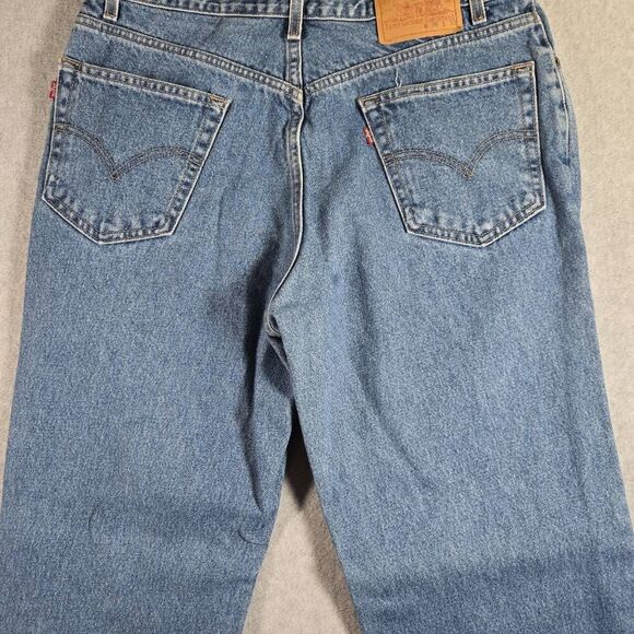 VINTAGE Levis 378 Relax Straight 36x30 (Fits 34x31) Y2K Loose - Picture 7 of 11
